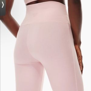 light pink flare leggings